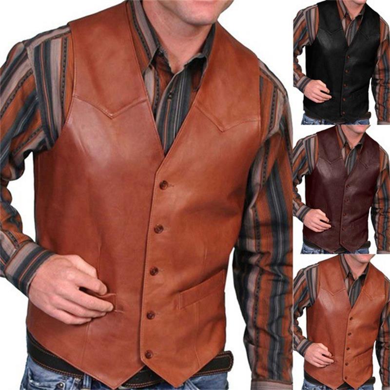 Nytt för hösten 2026 (🔥48% rabatt)Vintageväst för män