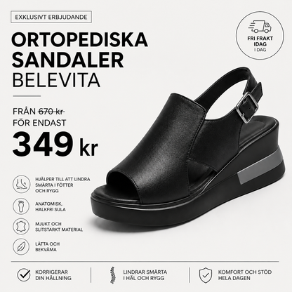 Ortopediska Belevita-sandaler – Ergonomisk och elegant design