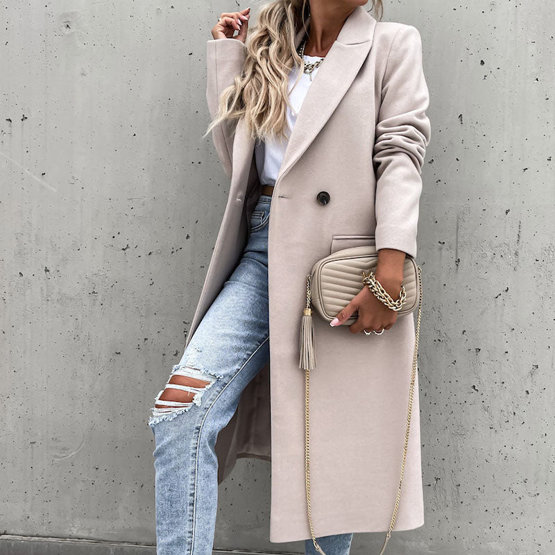 🧥Damrock i full längd för vintern