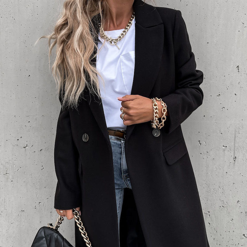🧥Damrock i full längd för vintern