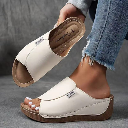 💥Rea 49% rabatt🔥Casual Wedge Slide-sandaler för kvinnor