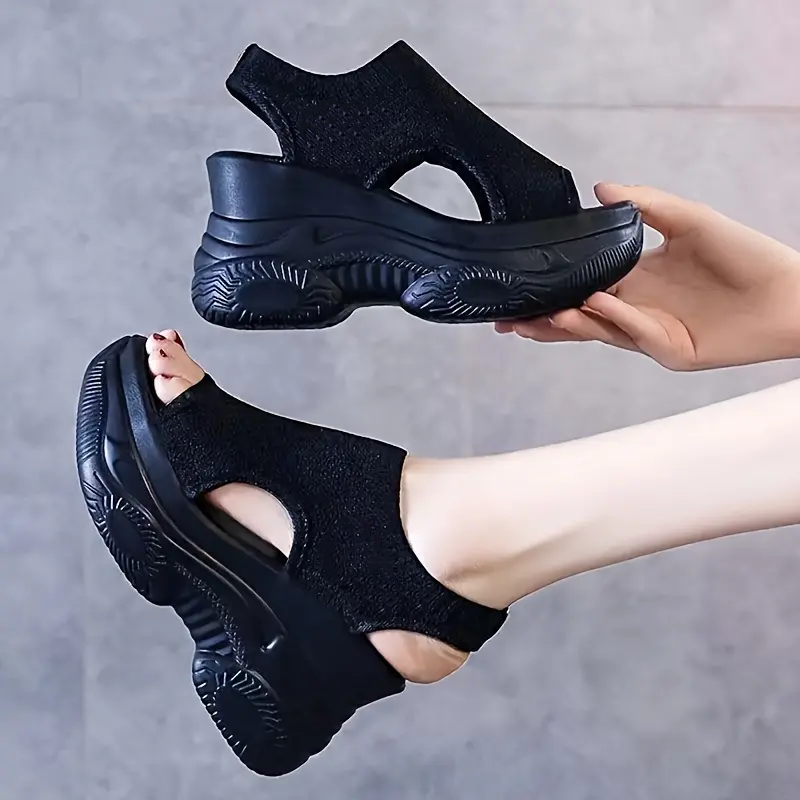 🔥🎁Nyhet 50 % RABATT🔥❄️Women's Wedge Sandals med öppen tå✨