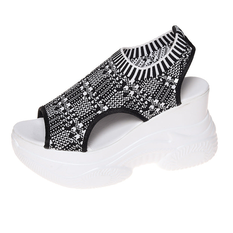 🔥🎁Nyhet 50 % RABATT🔥❄️Women's Wedge Sandals med öppen tå✨