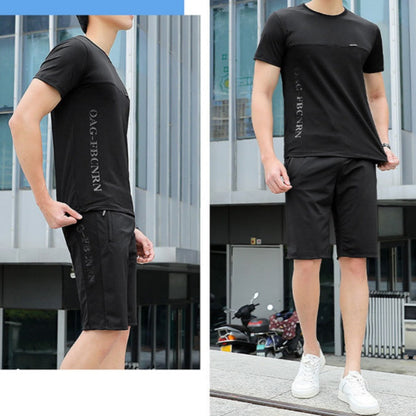 🔥Sommardräkt för herrar med kortärmad skjorta och shorts