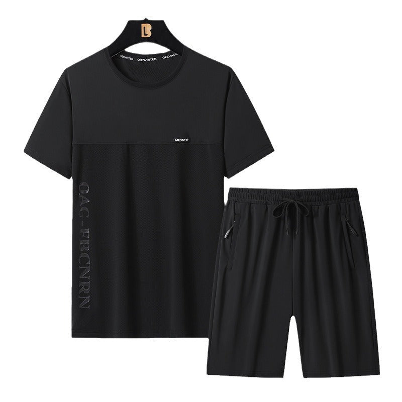 🔥Sommardräkt för herrar med kortärmad skjorta och shorts