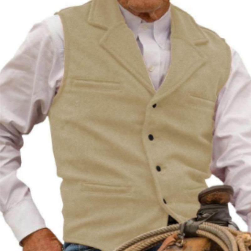 Slim Fit-väst för män, casual business